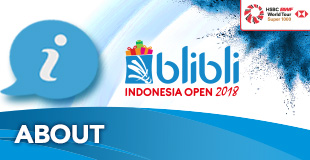About BLIBLI Indonesia Open 2018