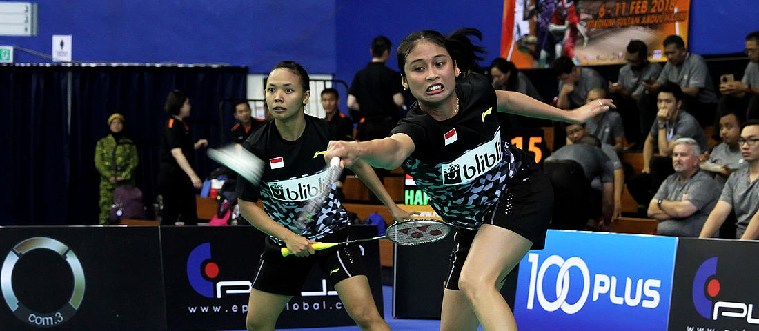 Kemenangan Yang Diraih Della Destiara Haris/Rizki Amelia Pradipta Menjadi Penentu Kemenangan Bagi Indonesia atas Tiongkok. (Foto: PBSI)