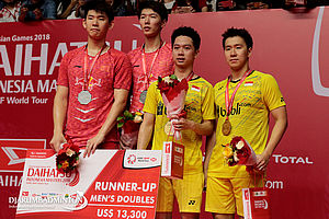 Li Junhui/Liu Yuchen dan Kevin Sanjaya/Marcus Fernaldi Gideon
