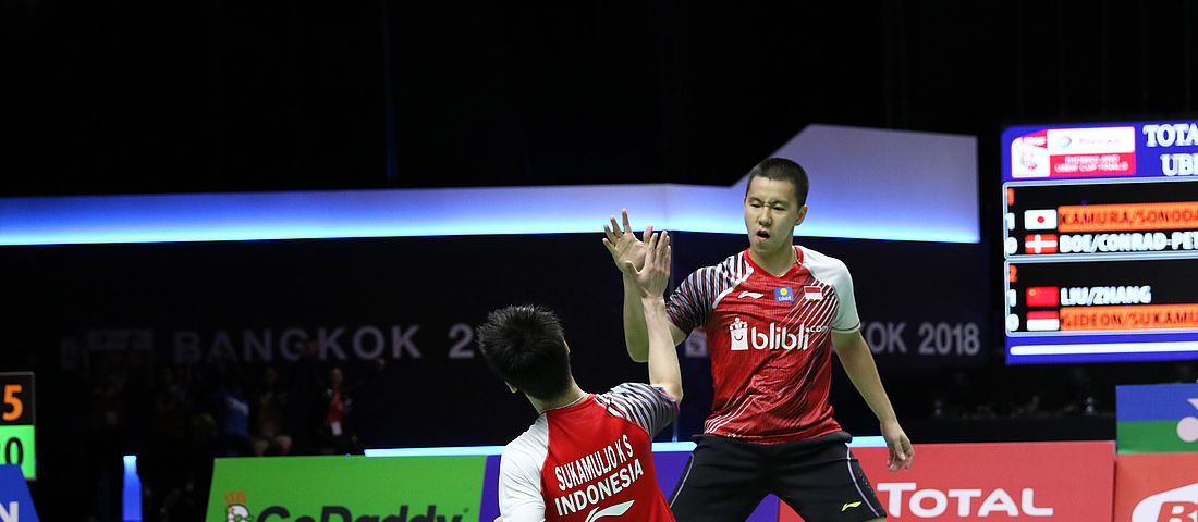 Kevin Sanjaya/Marcus Fernaldi Gideon. (Foto: PBSI)