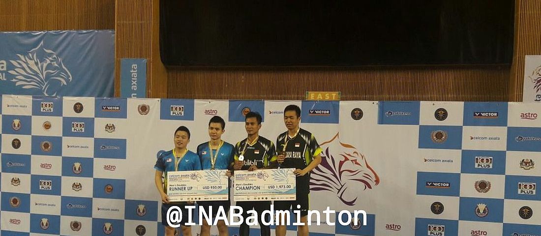 Podium Ganda Putra Malaysia International Challenge 2018